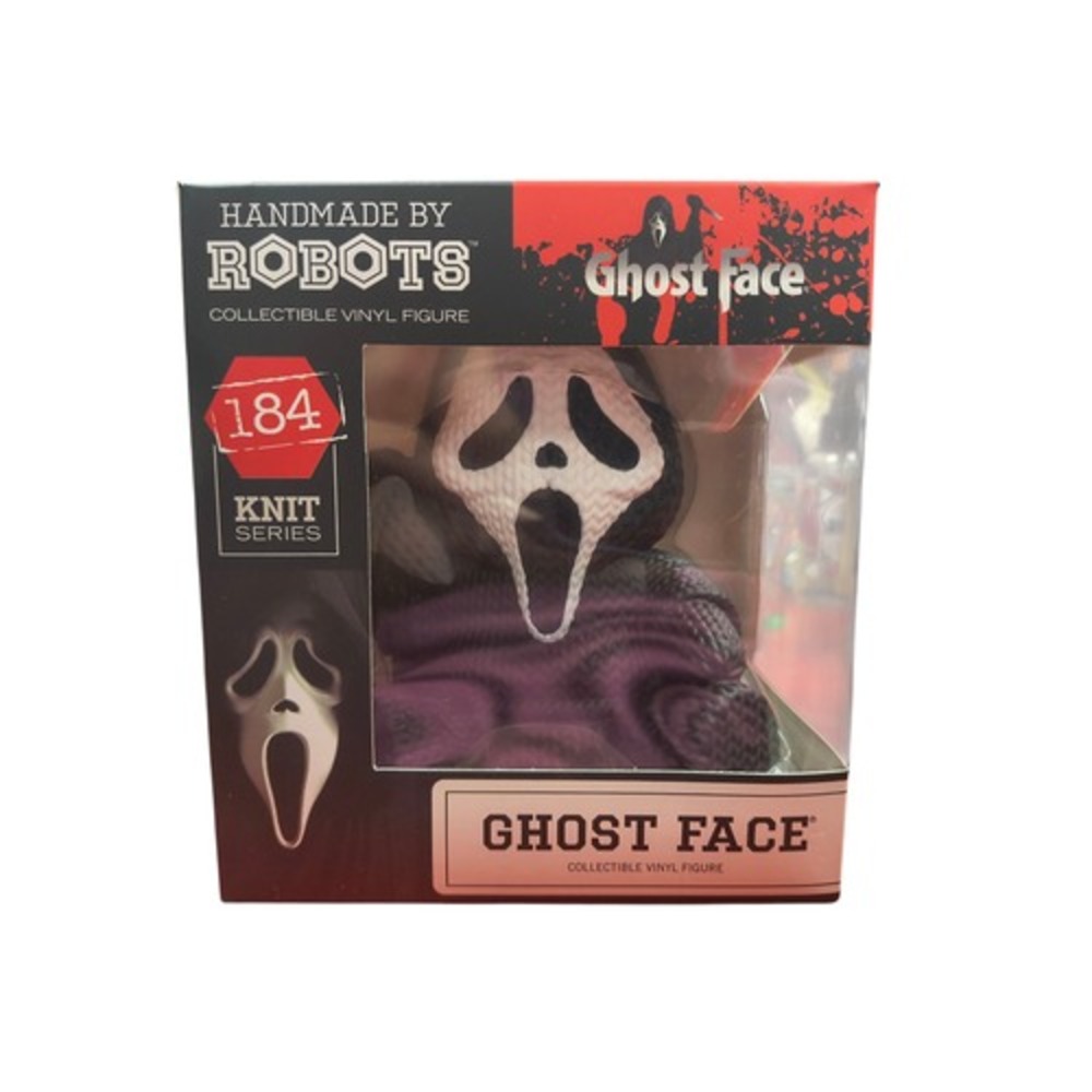 Handmade By Robots Knit Series Scream #184 Ghost Face Collectible Vinyl Figure